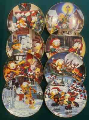 Garfield's Christmas Danbury Mint Plate Collection