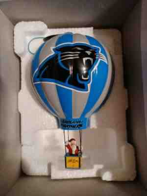 DANBURY MINT ~ CAROLINA PANTHERS ~ 2004 CHRISTMAS VICTORY BALLOON ORNAMENT