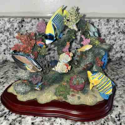 "Wonders of the Sea" Great Coral Reefs of The World Sculpture Danbury Mint READ*