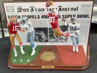 danbury mint â??the catchâ? San Francisco 49Ers Vs Dallas Cowboys ¼ ¼
