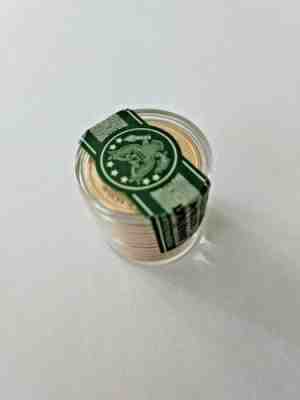 John Adams Presidential Dollar Coin Roll of 12 Uncirculated Danbury Mint