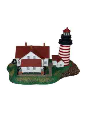 Danbury Mint West Quoddy Head Lighthouse Lubec Maine Vintage 1992