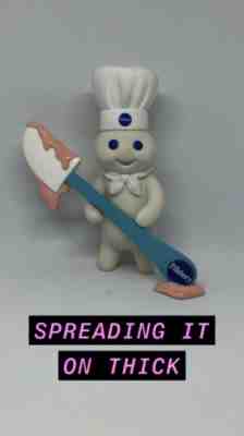Danbury Mint Pillsbury Doughboy Collector Figurine â?? Spreading It On Thick â??