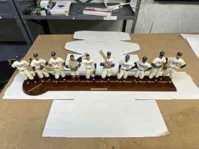 Danbury Mint 1955 Brooklyn Dodgers- 10 figurine team