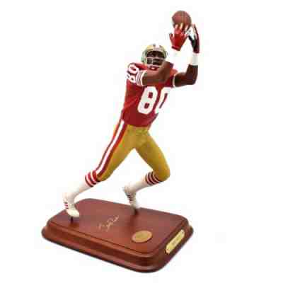 DANBURY MINT HOF JERRY RICE NFL SAN FRANCISCO 49ERS FIGURE FIGURINE NIB *RARE*