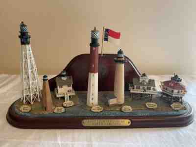 Rare The Danbury Mint - Lost Lighthouses of North Carolina