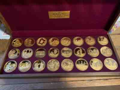 The Life Jesus of 24kt Gold plated Sterling Silver Series Limited  Edition