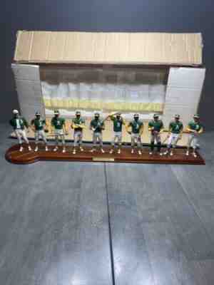 Danbury Mint 1973 Oakland Athletics Team Figurines MLB Beautiful Condition