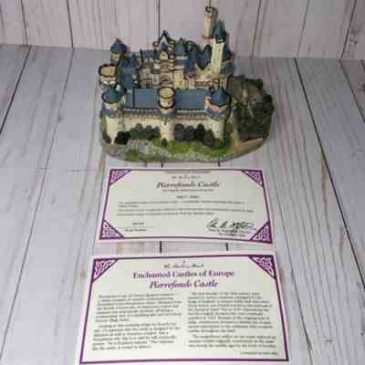 1994 Danbury Mint "Enchanted Castles Europe" Pierrefonds Castle Valois France