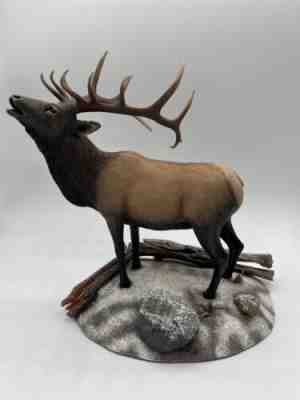 Danbury Mint â??Winter Callâ? Monarchs of the Wilderness Elk Figurine Bruce Miller