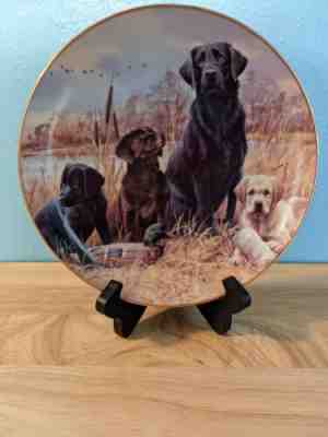 Jim Killen Retrievers in Training Danbury Mint Labrador Plate
