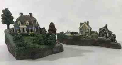 Danbury Mint Fishermans Cove Colin Gough Harbor Tavern Cottage Miniature Scene