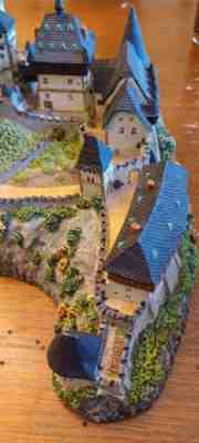 Karlstejn Castle Bohemia Czech Republic Danbury Mint 1994 *FREE SHIPPING*