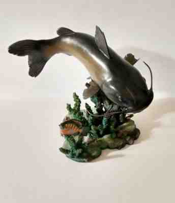 Danbury Mint Wily Predator Catfish Sculpture