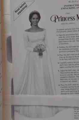 The Princess Meghan Bride Porcelain Doll from The Danbury Mint_ Factory Sealed