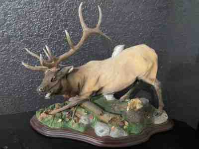 The Elk Of A Lifetime Danbury Mint Elk Sculpture Statue Nick Bibby