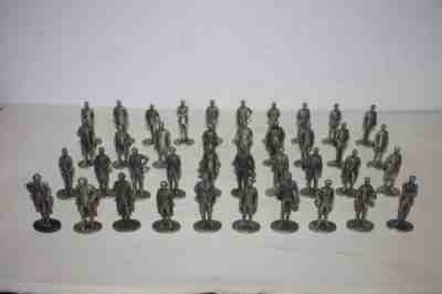 Danbury Mint Pewter US Presidents Lot 1-40 Washington Reagan by LaRocca