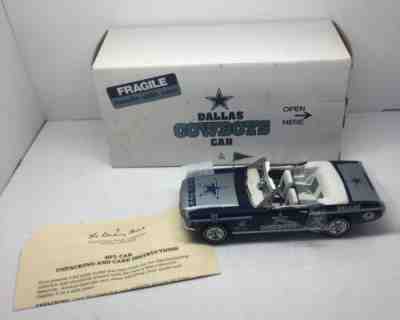 dallas cowboys Danbury mint 1966 ford mustang convertible car MIB w/ COA