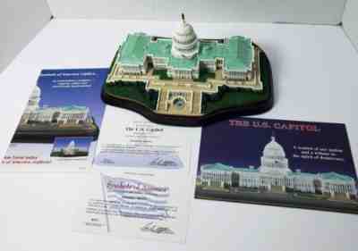 Danbury Mint Symbols of America US Capitol Sculpture With COA