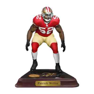 DANBURY MINT PATRICK WILLIS NFL SAN FRANCISCO 49ERS FIGURE FIGURINE NIB *RARE*