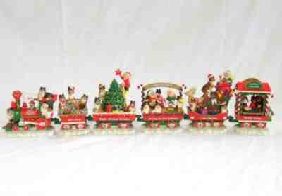 Awesome Danbury Mint "Sheltie Christmas Express" Train - 7 pcs Total
