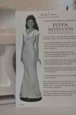 Pippa Middleton Bridesmaid Porcelain Doll from The Danbury Mint_ Factory Sealed