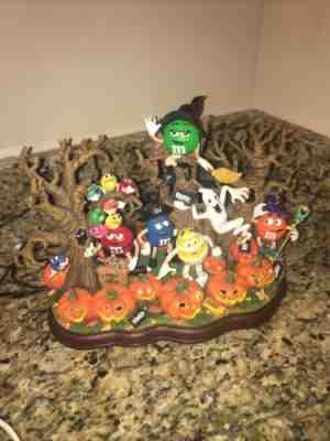 Rare M&M's "Haunted Pumpkin Patch" Halloween Danbury Mint Collectible Figure