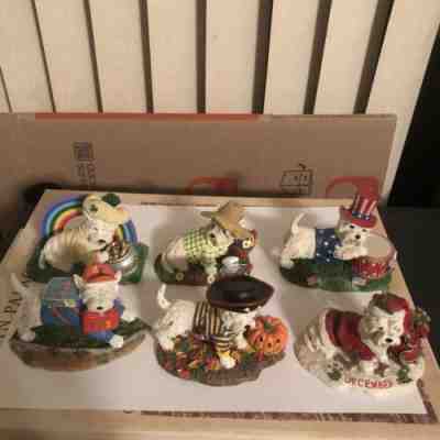 Vtg Danbury Mint March May July September October & December (Lot Of 6) 1981