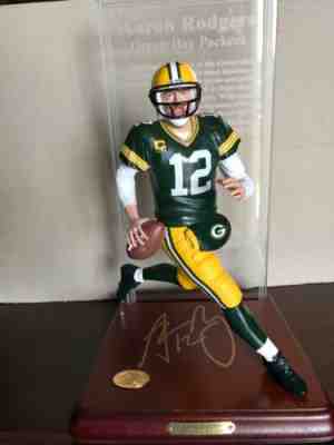 AARON RODGERS DANBURY MINT 4 MVP UPDATED CRYSTAL BACKDROP EDT. NIB READY TO SHIP
