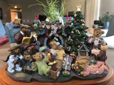 Boyds Bears Danbury Mint LIMITED EDITION Cozy Christmas Sculpture Figure -NO BOX