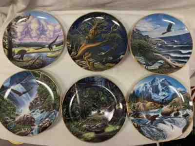 Danbury Mint Collector Plates â??Spirits of The Wildâ? By John Van Straalen X6+1