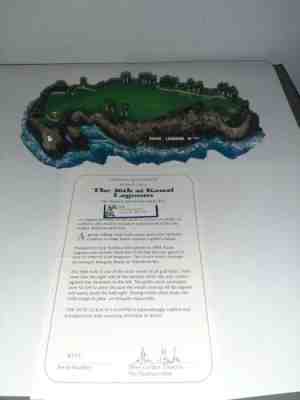 DANBURY MINT LEGENDARY GOLF THE 16TH AT KAUAI LAGOONS 1995 with COA