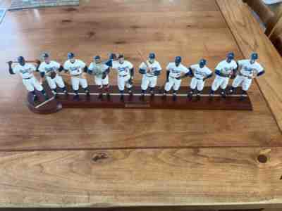 1955 Brooklyn Dodgers Danbury Mint 10 Player Figurine Excellent Condition