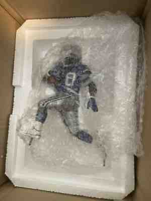 Danbury Mint Barry Sanders Detroit Lions NFL Figurine RARE With Box!