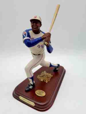 Danbury Mint All Star Figurines Collection Hank Aaron 715th Atlanta Braves