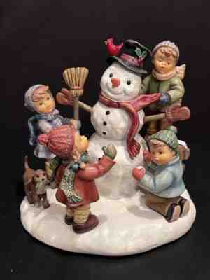 M.I. Hummel "A New Winter Friend" Danbury Mint 6 1/2" New in Box with COA