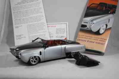 Danbury Mint Studebaker 1950 Custom Rod 1.24 Scale Die Cast Limited Charcoal