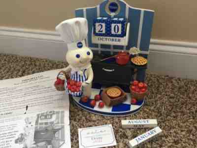 Danbury Mint Pillsbury Doughboy Perpetual Calendar Poppin Fresh Apples Apple Pie