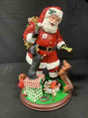 The Danbury Mint Santas Little Dachshunds Rare!
