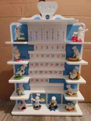 Pillsbury Doughboy DanburyMint 1997 Calendar W/Figures