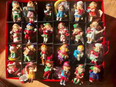 24-Campbell Soup Danbury Mint Christmas Ornaments in Original Box & Tags 2003