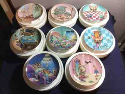 Danbury Mint Patterson Chihuahua Collection Plates limited edition All 8 F5452