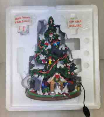 Danbury Mint Miniature Schnauzer Christmas Tree Minty In Original Box