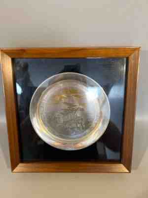 DANBURY MINT STERLING SILVER PLATE THE BOSTON TEA PARTY 1773 (WCP009429)