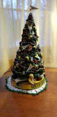 2001 Danbury Mint - Green Bay Packers - Lighted Christmas Tree ð???
