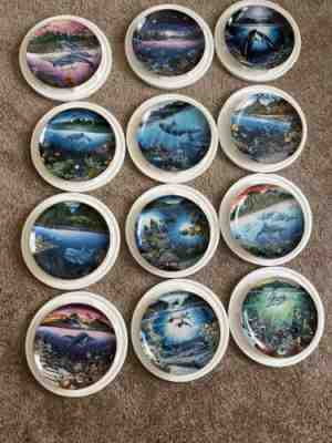 Underwater Paradise Collector Plates by Danbury Mint set of 12 Robert Lyn Nelson