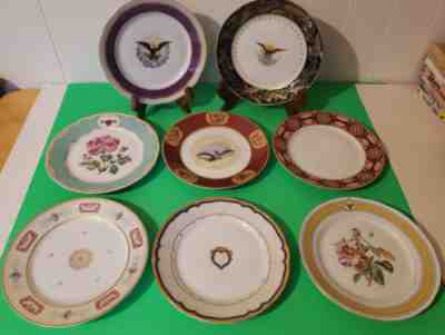 1978 Limited Edition Danbury Mint White House China Plates Lot of 8 - Retired