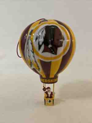 Danbury Mint WASHINGTON REDSKINS 2003 VICTORY BALLOON Santa ORNAMENT No Box NEW
