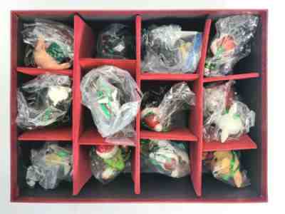 Set of 12 Baby Animal Ornaments Danbury Mint w Box & Tags Collectible Vintage A