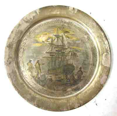 Danbury Mint Sterling silver and 24K Gold Plate The Boston Tea Party 1773
